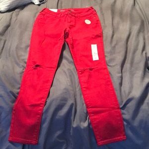 Red Super Skinny Ankle 6